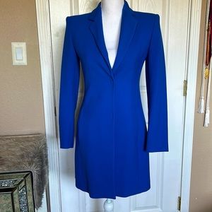 Zara royal blue blazer coat with pockets